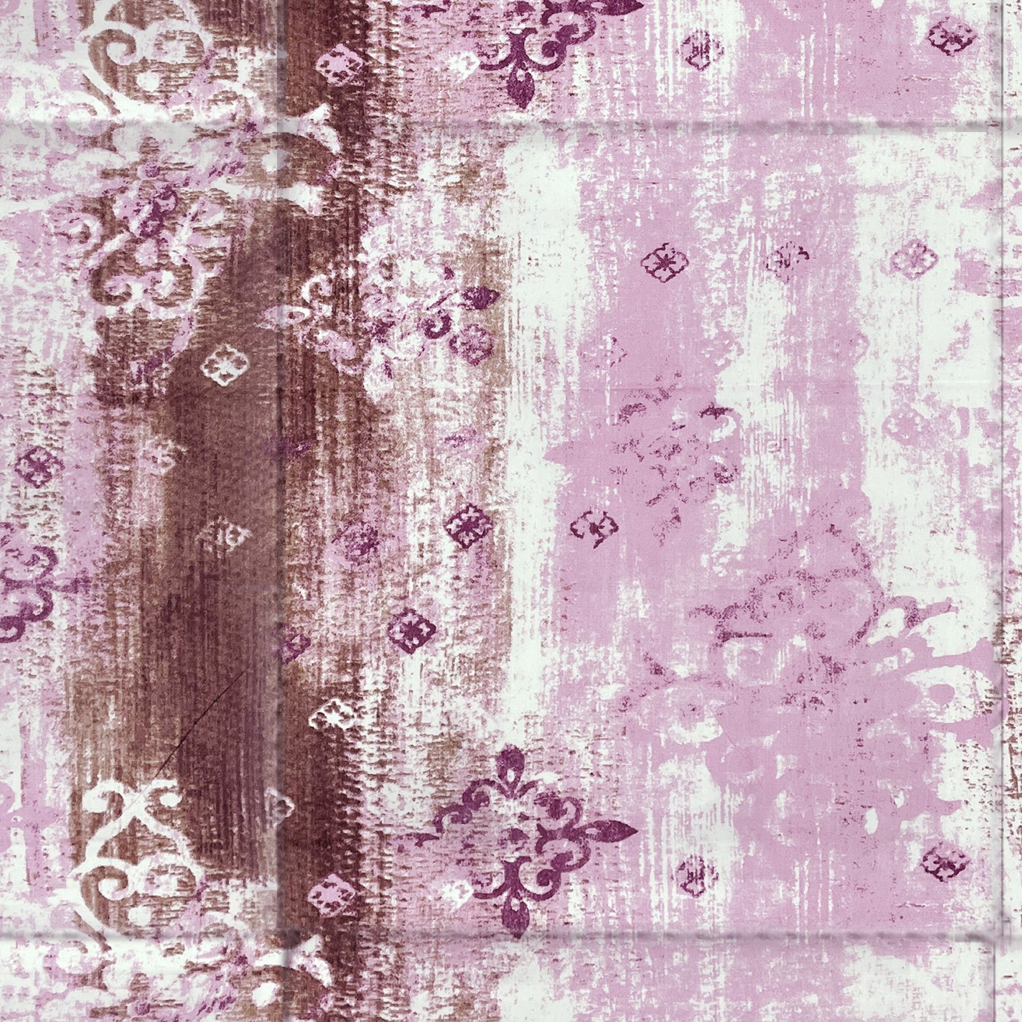 Artistic Cotton Abstract Pink Single AC Quilt