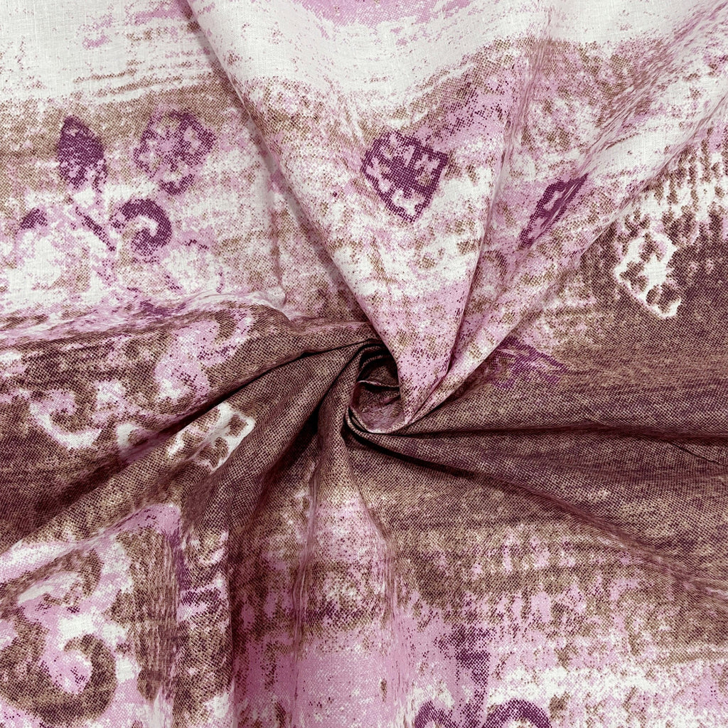 Artistic Cotton Abstract Pink Single AC Quilt
