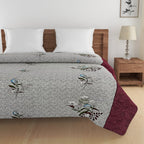 Soft Pure cotton Floral Red Double Winter Quilt