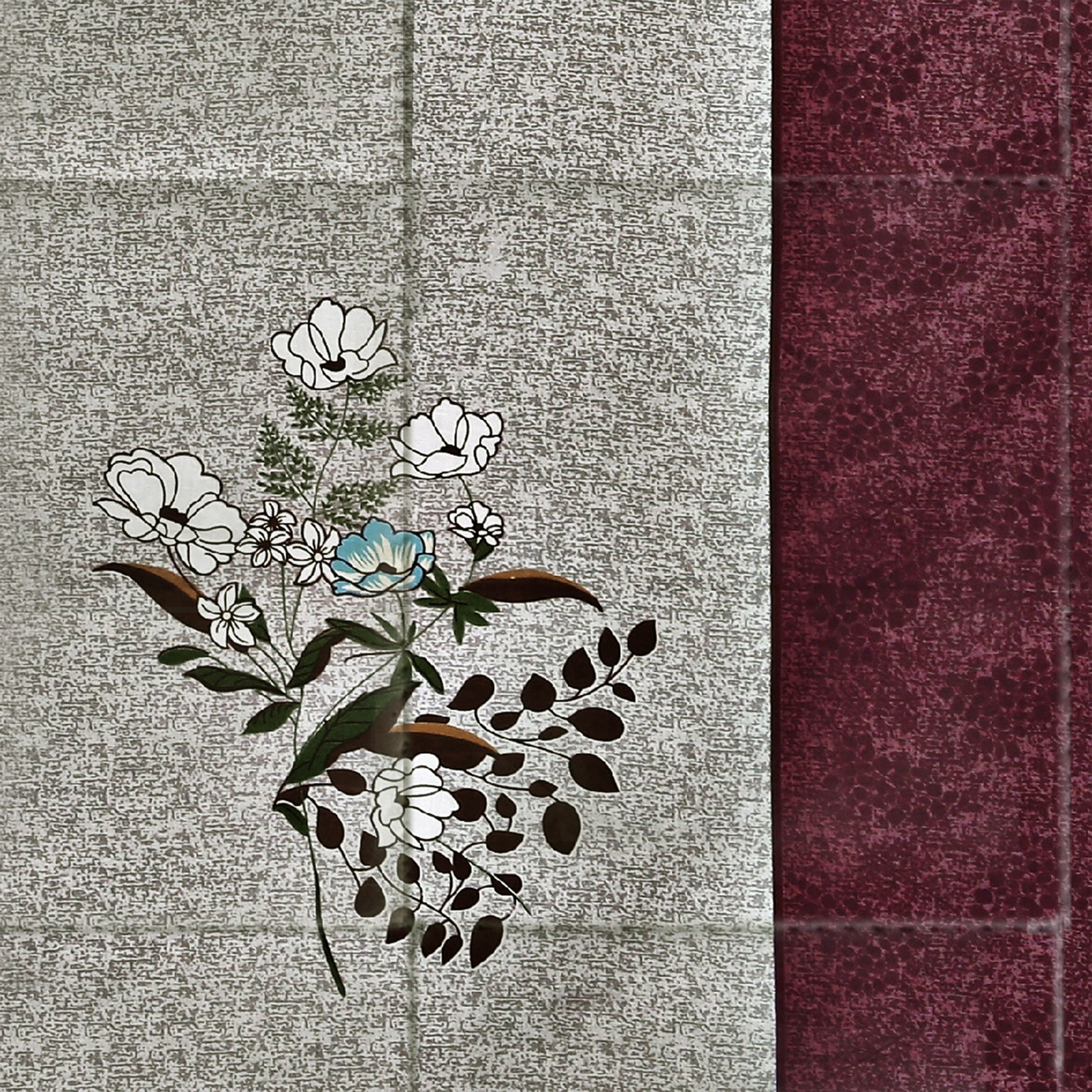 Soft Cotton Floral Red Single AC Quilt