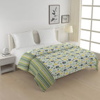 Soft Pure cotton Floral Green Double Winter Quilt