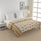Soft Pure cotton Floral Yellow Double Winter Quilt