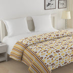 Soft Cotton Floral Brown Single Winter Quilt