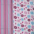 Soft Pure cotton Floral Brown Double AC Quilt