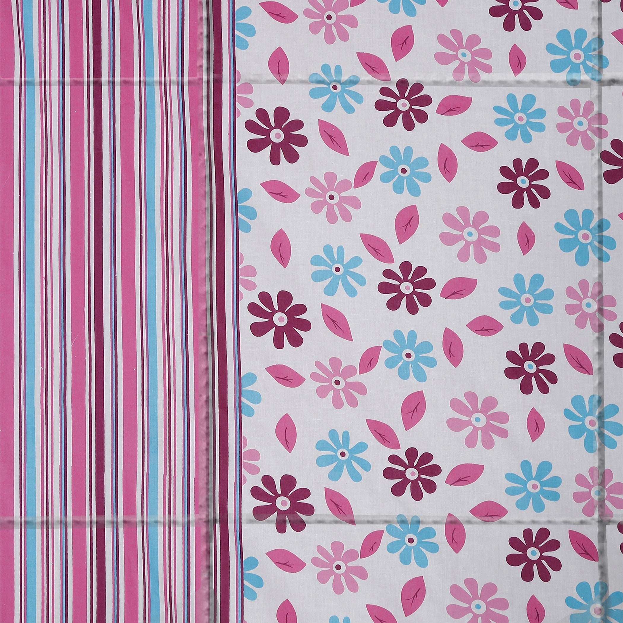 Soft Cotton Floral Pink Single AC Quilt