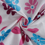 Soft Pure cotton Floral Brown Double AC Quilt