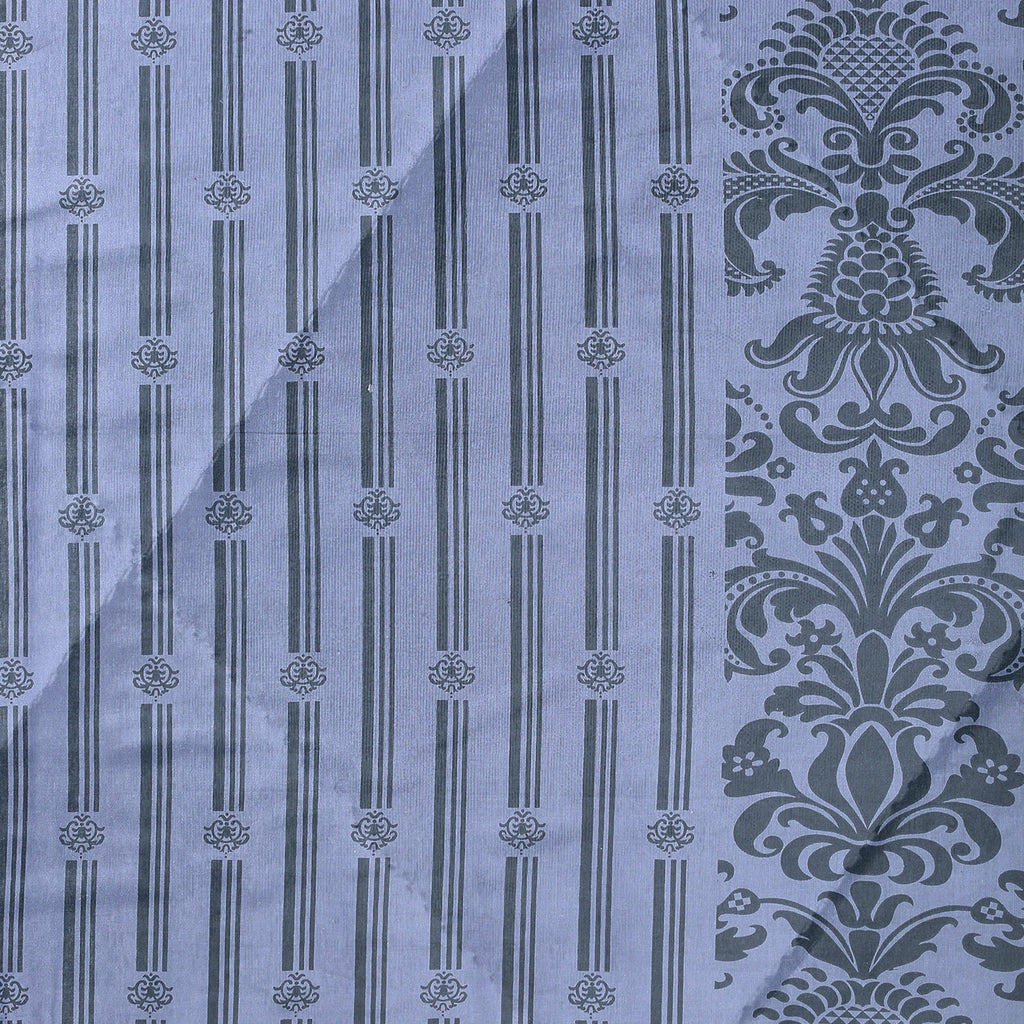Elegant Pure cotton Motif Blue Double AC Quilt