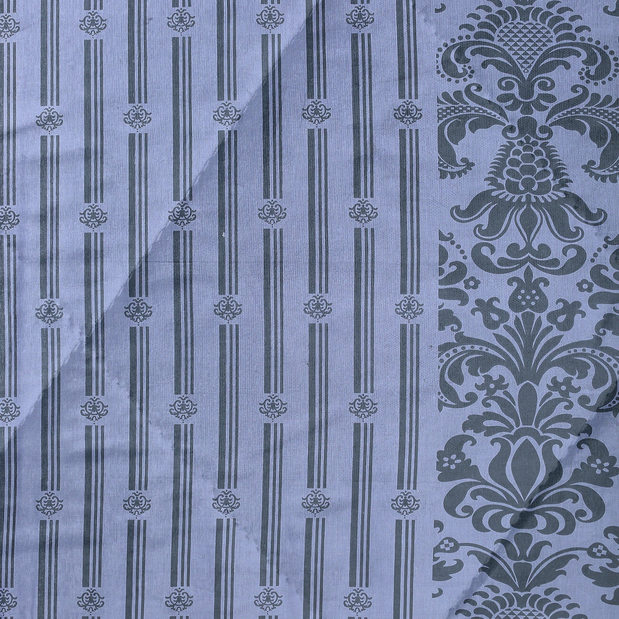 Elegant Cotton Ethnic motif Blue Single Winter Quilt