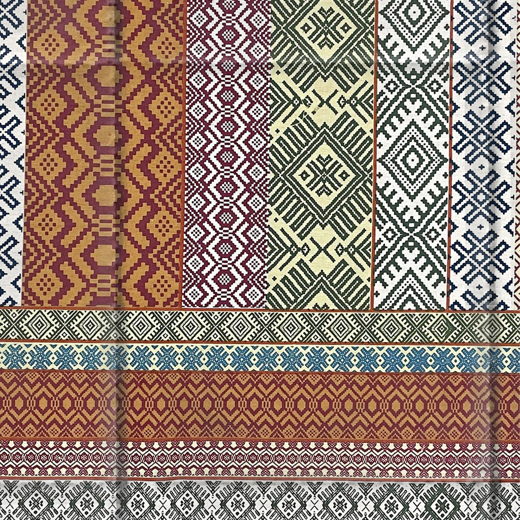 Modern Pure cotton Geometric Brown Double AC Quilt