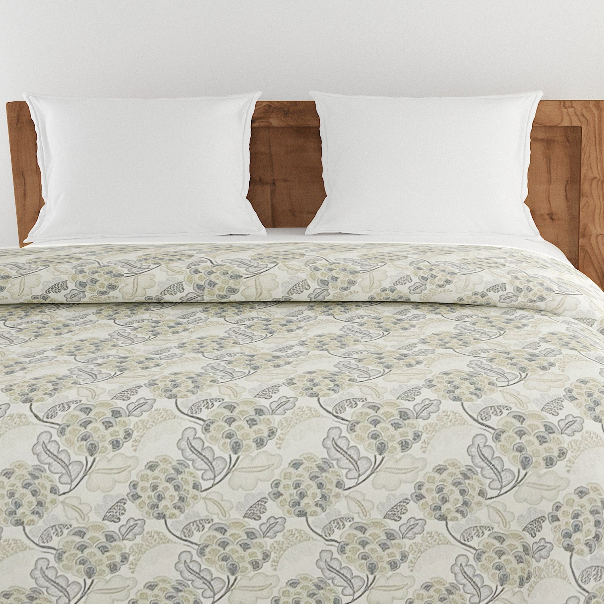 Soft Cotton Floral Grey Single AC Quilt