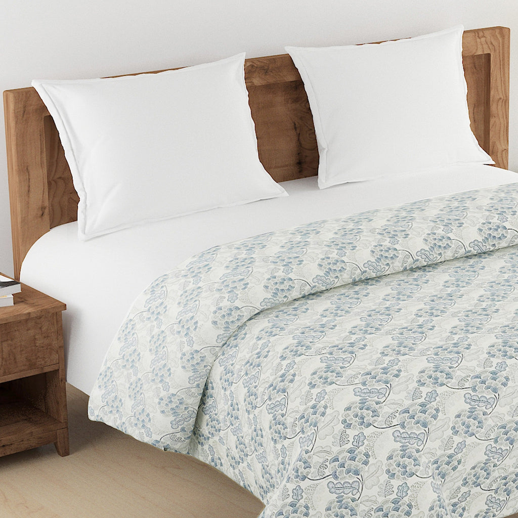Soft Pure cotton Floral Blue Double Winter Quilt
