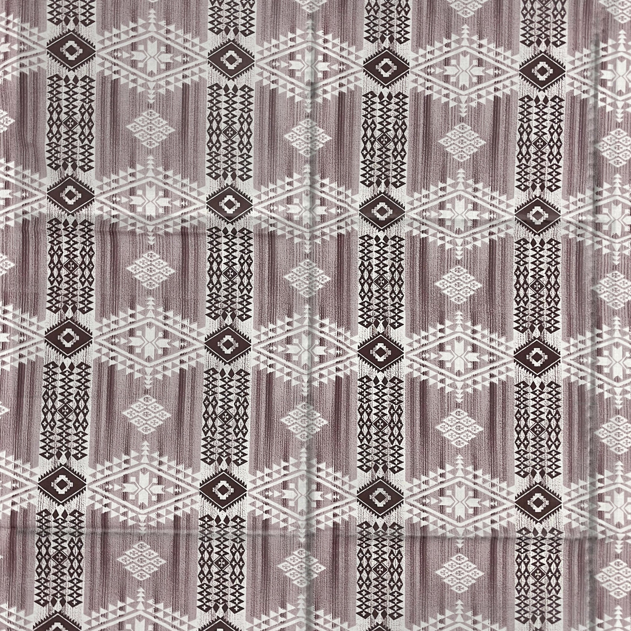 Modern Pure cotton Geometric Brown Double AC Quilt