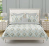 Modern Cotton Geometric Blue Single AC Quilt