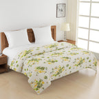 Soft Cotton Floral Green Single Winter Quilt