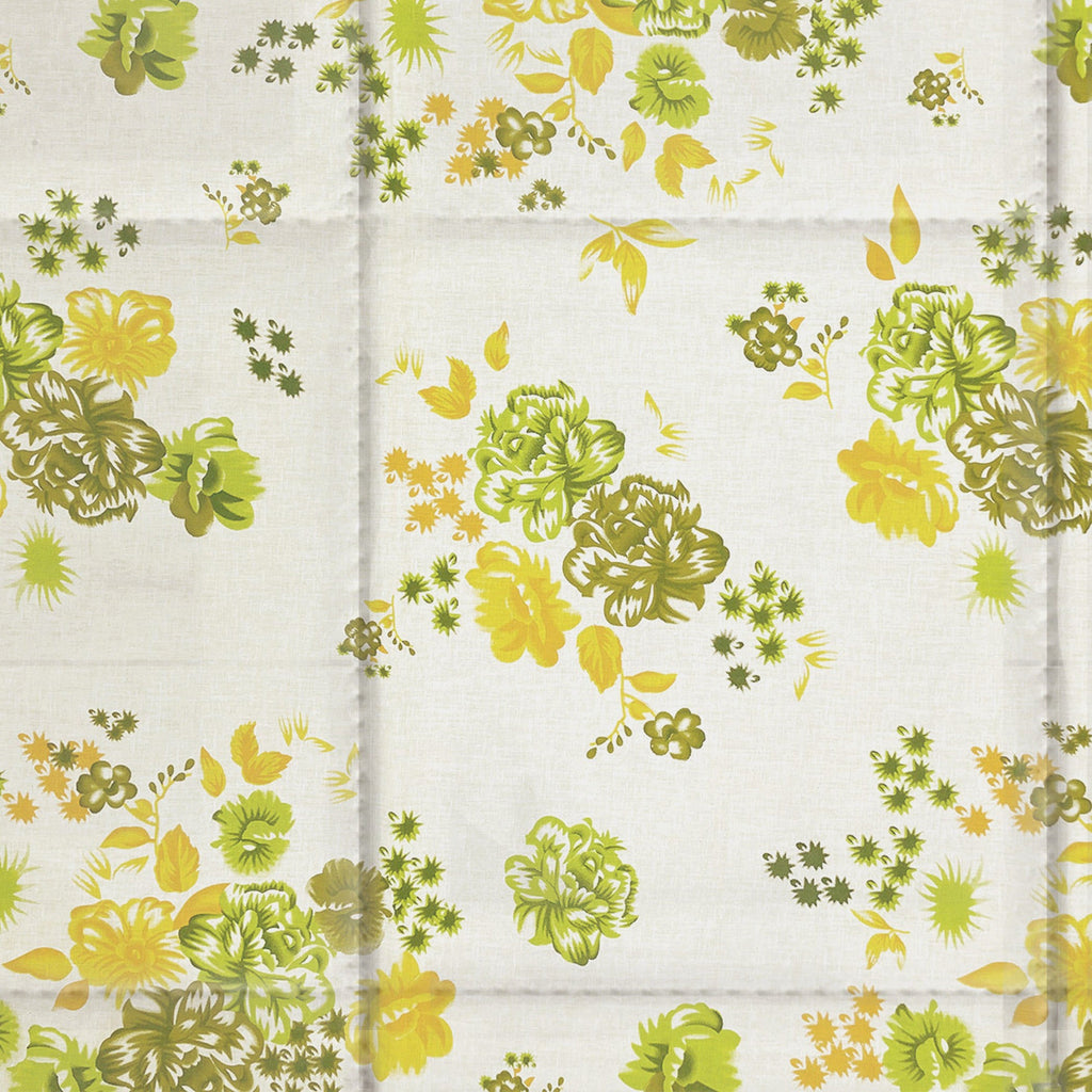 Soft Pure cotton Floral Off white Double AC Quilt