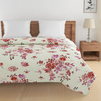 Soft Cotton Floral Pink Single AC Quilt