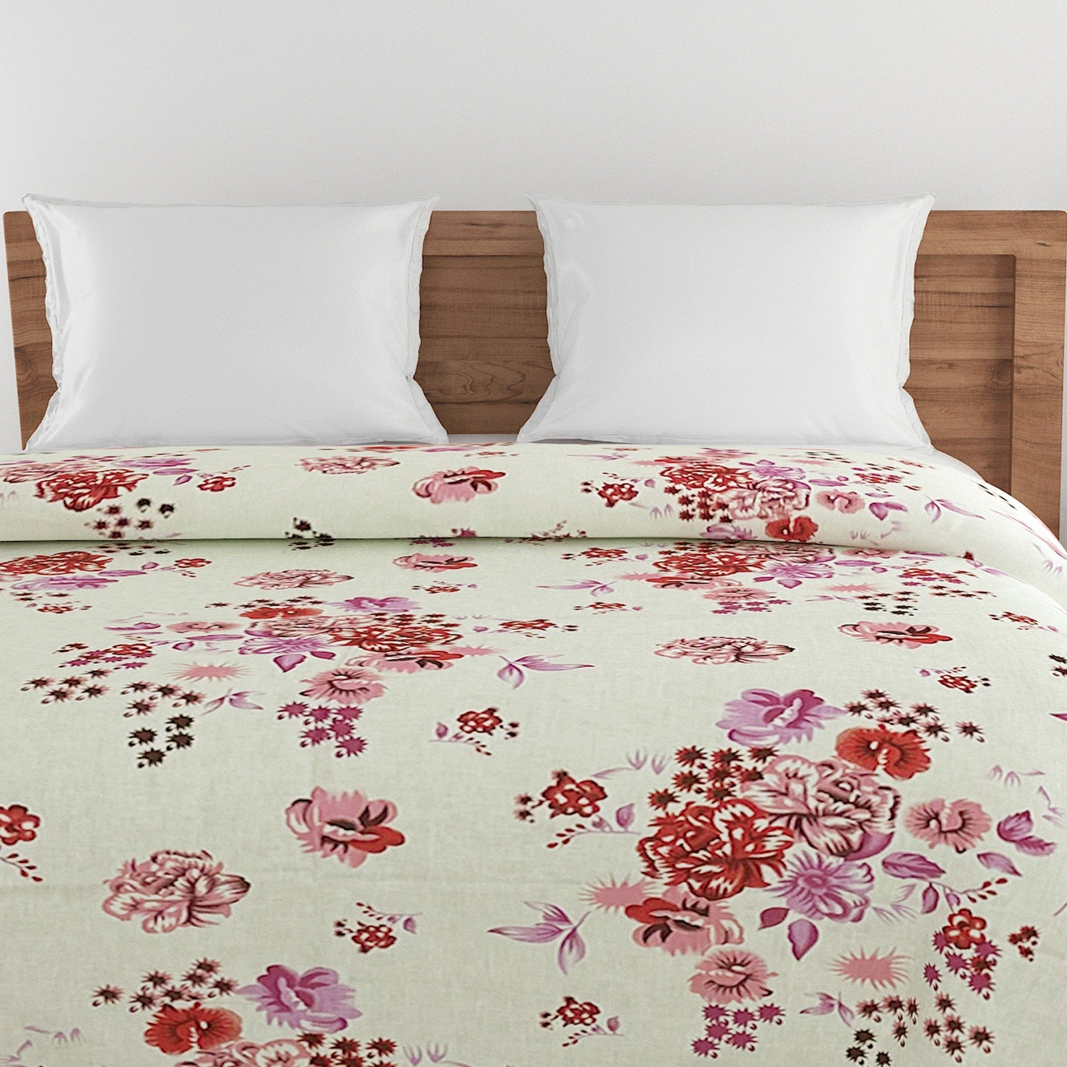 Soft Pure cotton Floral Pink Double Winter Quilt