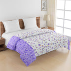 Soft Pure cotton Floral Purple Double Winter Quilt