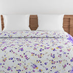 Soft Cotton Floral Purple Single Winter Quilt