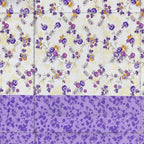 Soft Pure cotton Floral Purple Double AC Quilt