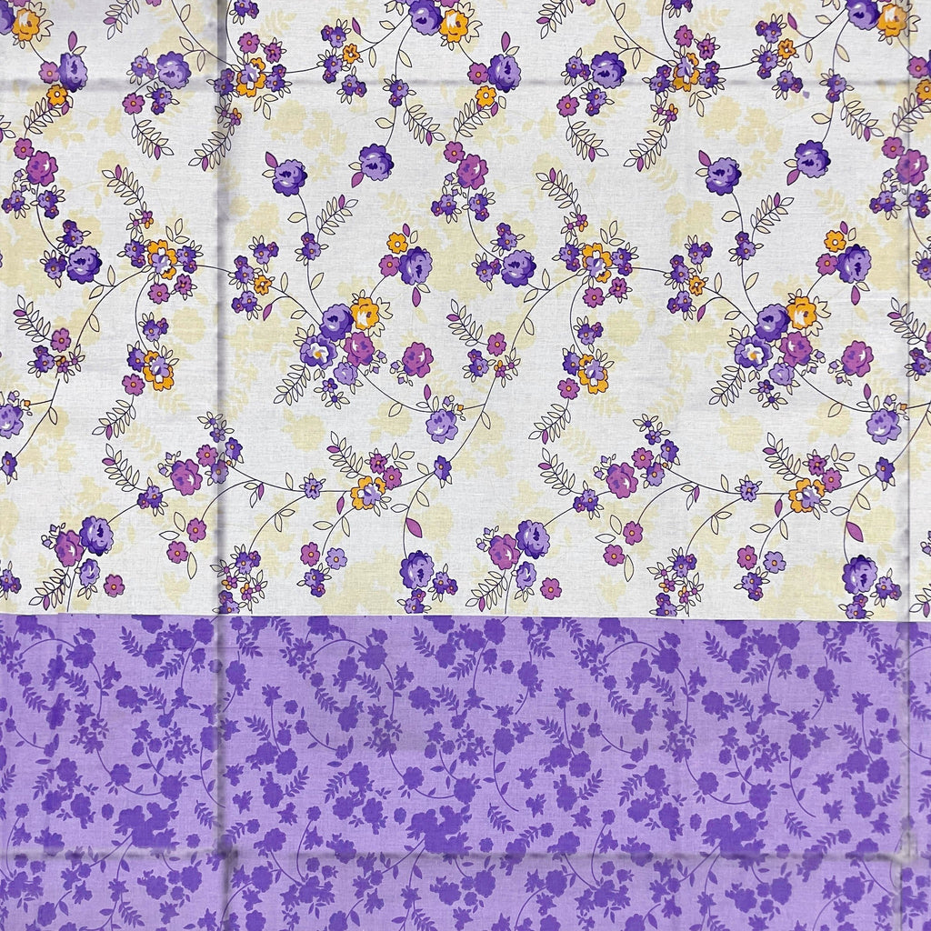 Soft Cotton Floral Purple Single Winter Quilt