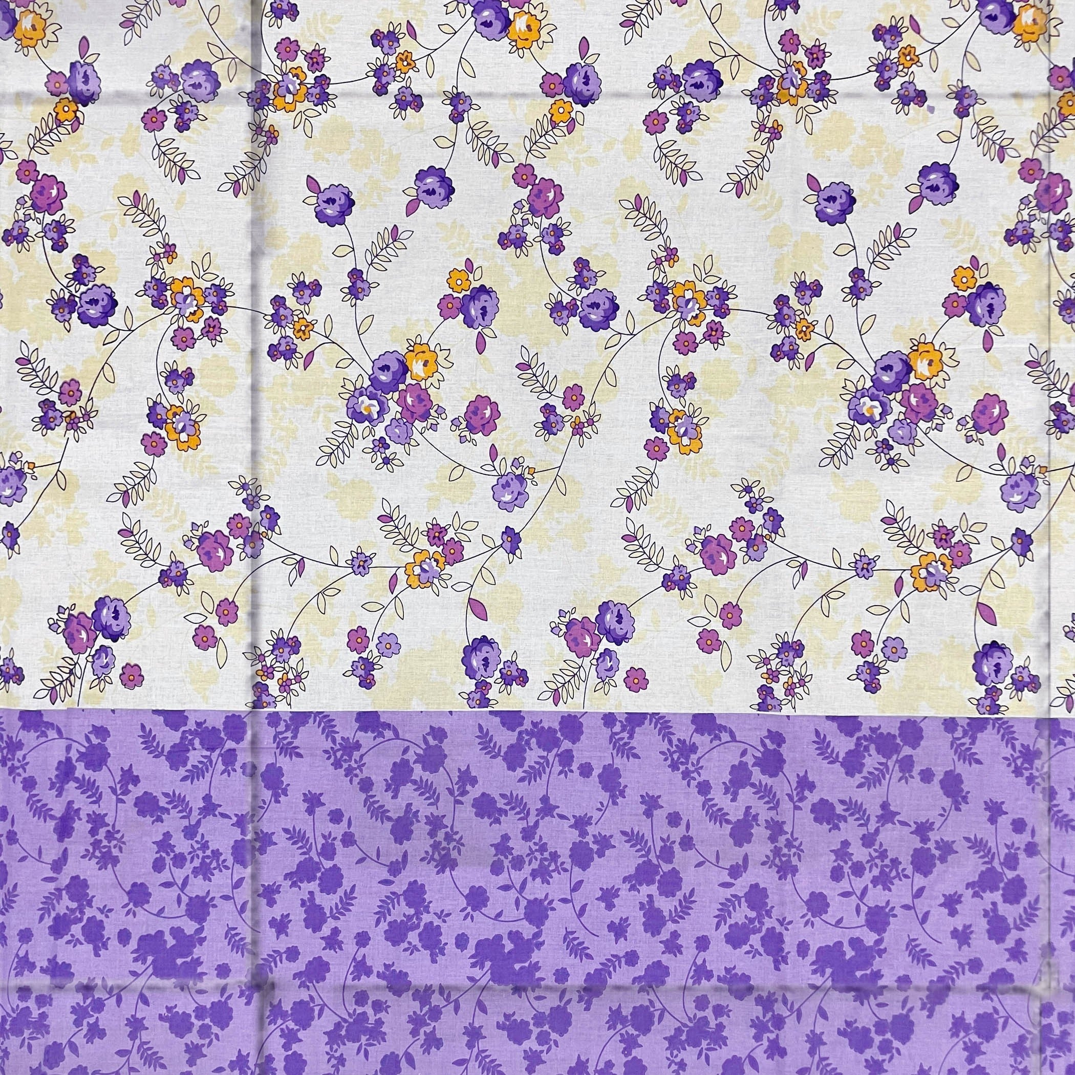 Soft Cotton Floral Purple Single Winter Quilt