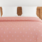 Cozy Cotton Leaf Orange Single AC Quilt
