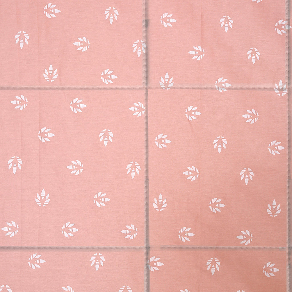 Cozy Cotton Leaf Orange Single AC Quilt