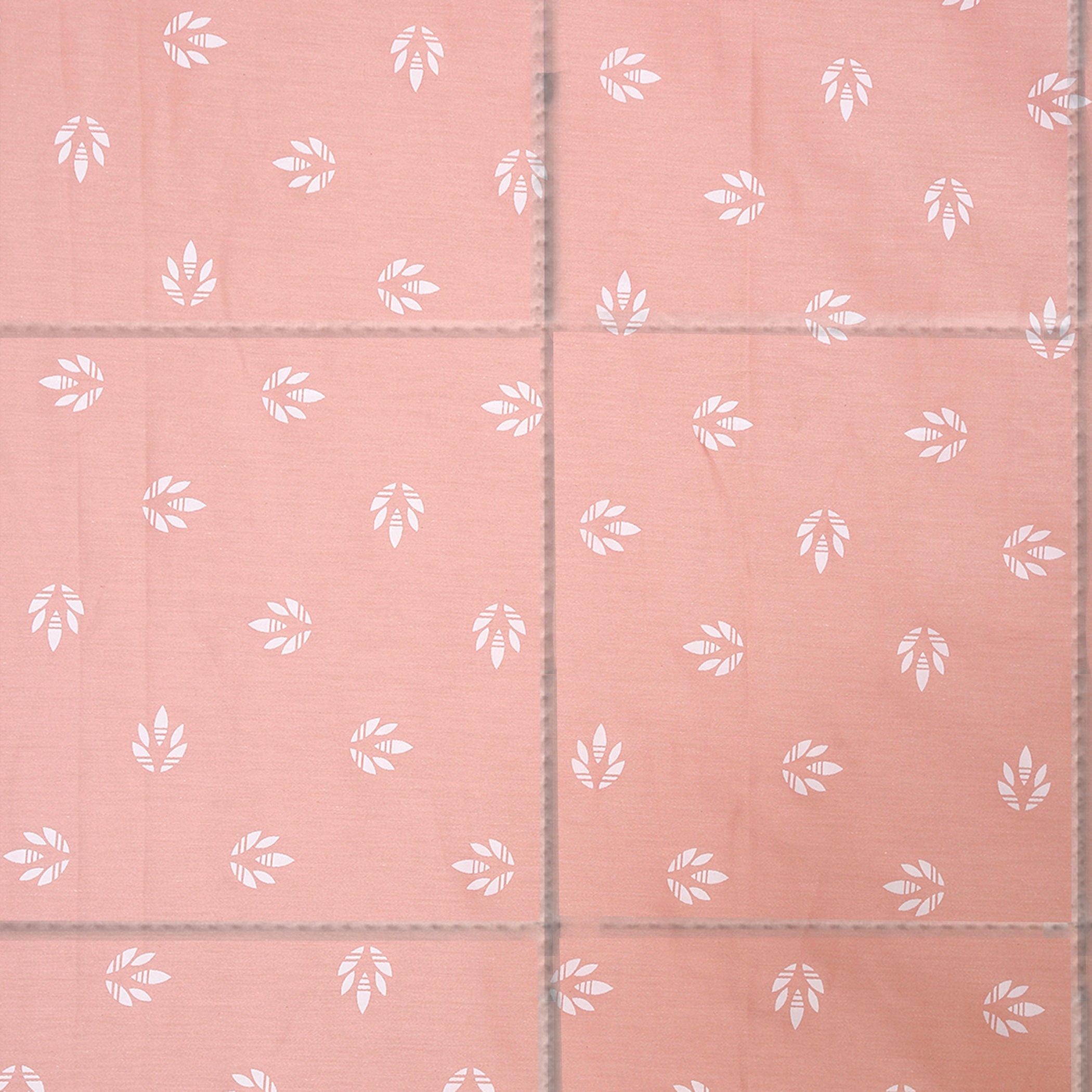 Cozy Cotton Leaf Orange Single AC Quilt