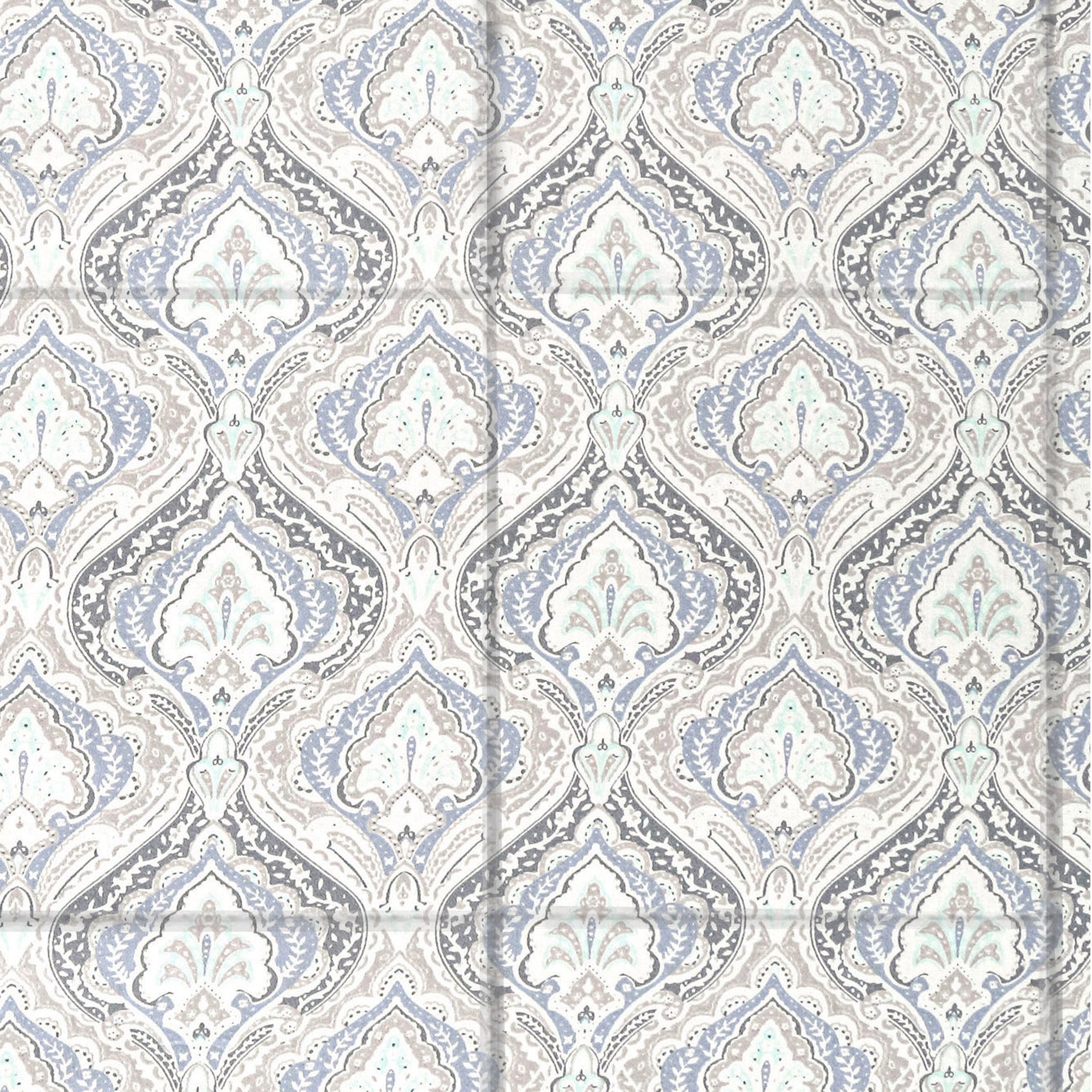 Elegant Cotton Ethnic motif Blue Single AC Quilt