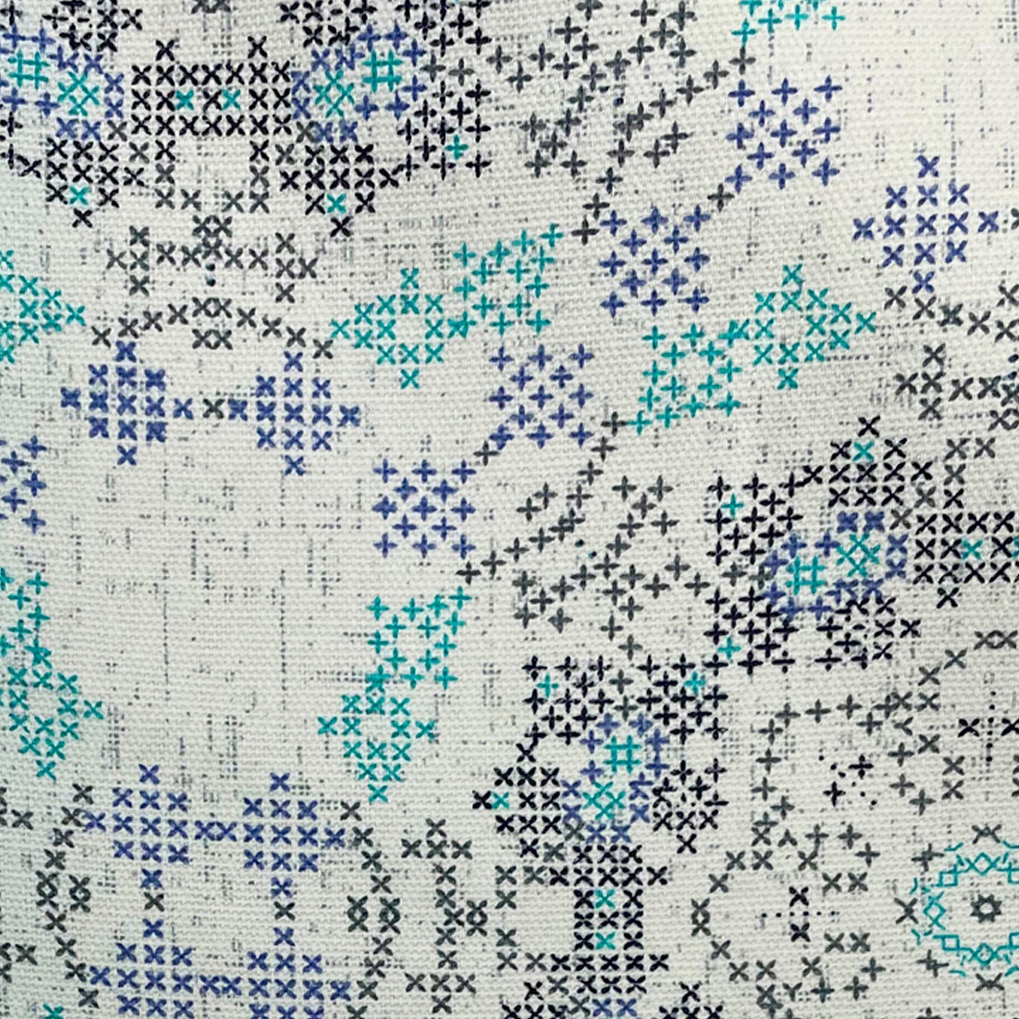 Cozy Cotton Mandala Blue Double AC Quilt