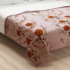 Blossom Pink Floral Double Dohar – Soft, Breathable & Lightweight