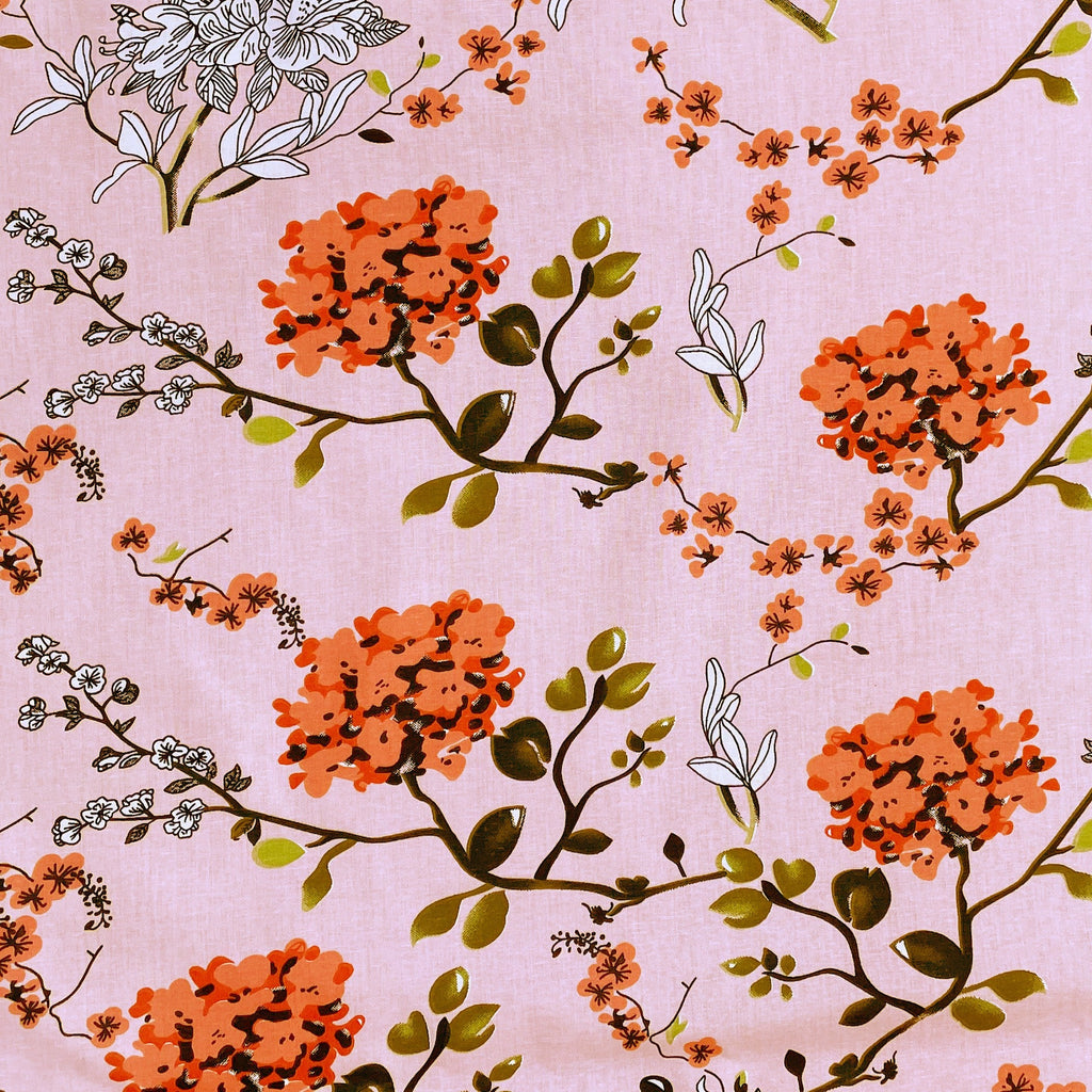 Blossom Pink Floral Double Dohar – Soft, Breathable & Lightweight