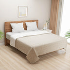 Beige Swirl Double Dohar – Soft, Breathable & Lightweight