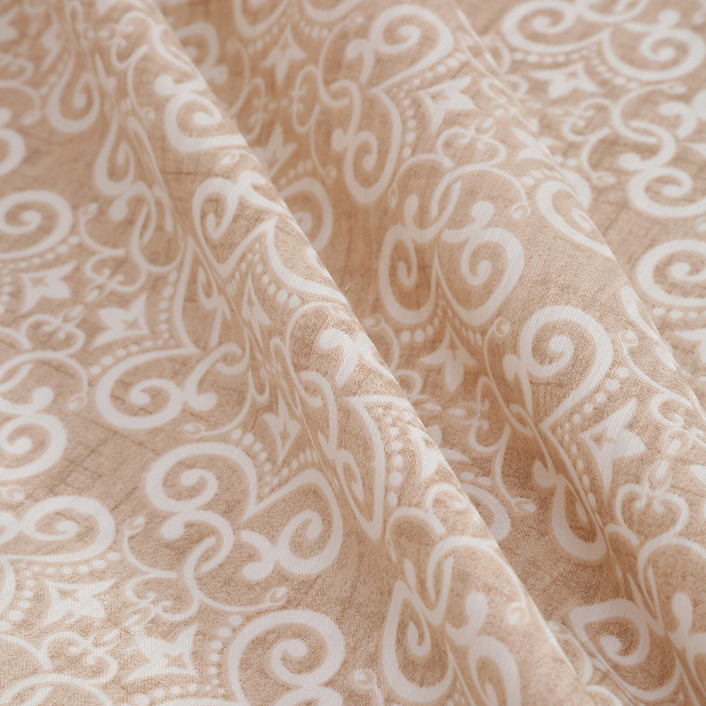 Beige Swirl Double Dohar – Soft, Breathable & Lightweight