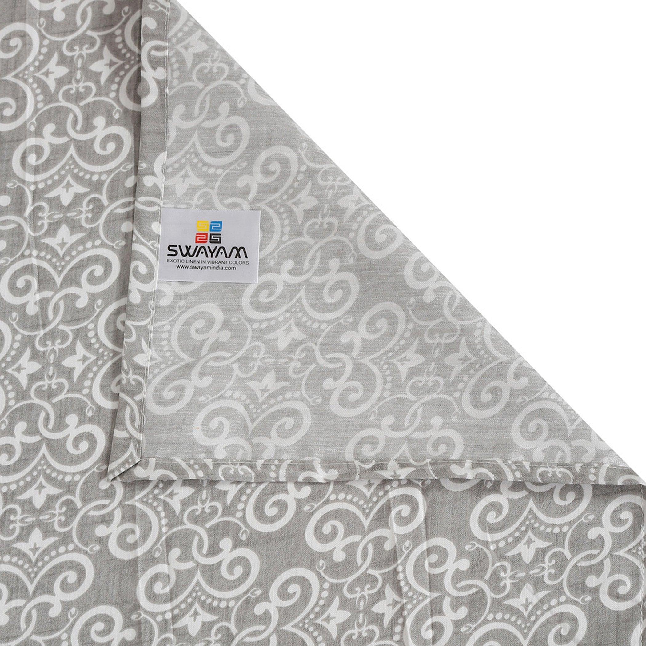 Grey Swirl Double Dohar – Soft, Breathable & Lightweight
