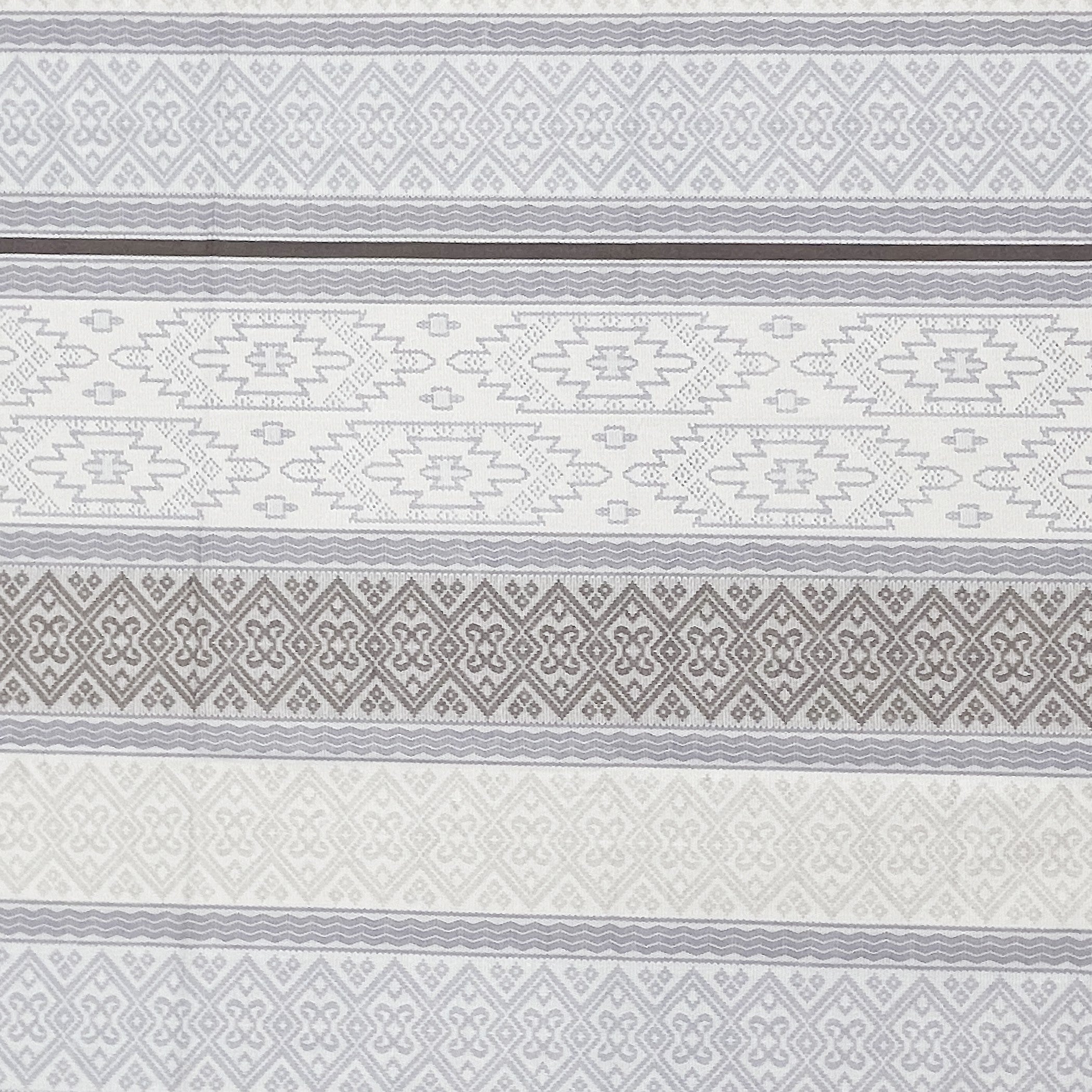 Grey Lavender Striped Double Dohar – Soft, Breathable & Lightweight