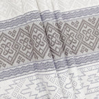 Grey Lavender Striped Double Dohar – Soft, Breathable & Lightweight