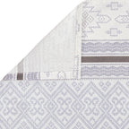 Grey Lavender Striped Double Dohar – Soft, Breathable & Lightweight