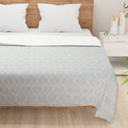 Mint Paisley Diamond Double Dohar – Suitable for Queen/King Bed | Soft, Breathable & Lightweight