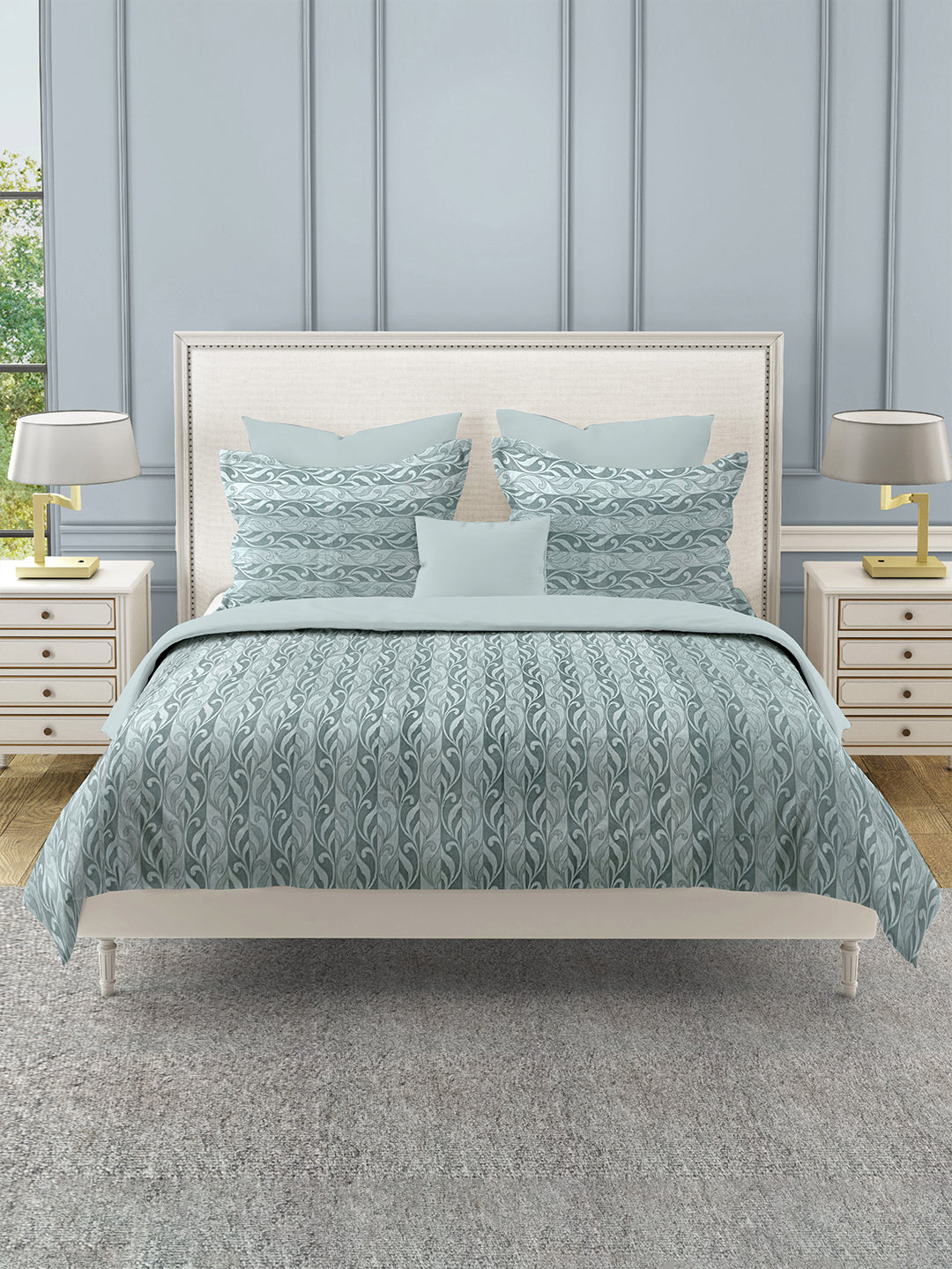 Premuim Cotton blue Double Bed in a Bag