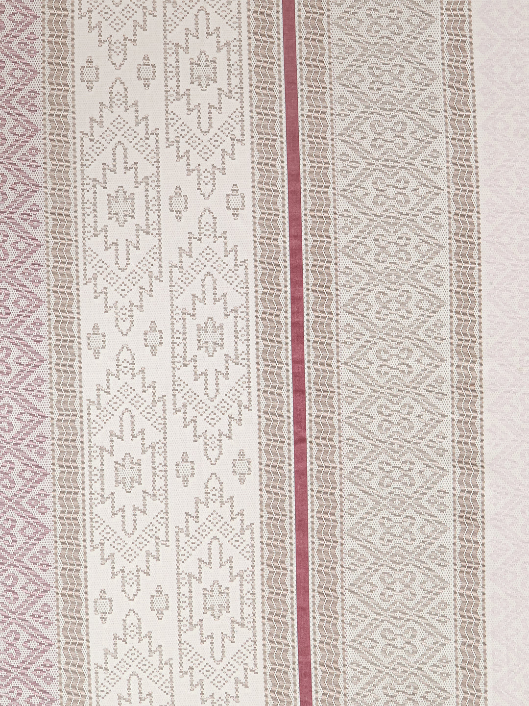 Classic Blue & Ivory Striped Pure Cotton 210 TC Double King Bedsheet with 2 Pillow Covers (90x108 Inches)