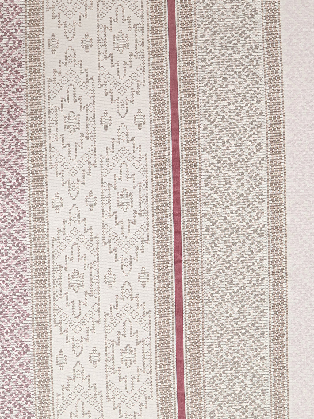 Classic Blue & Ivory Striped Pure Cotton 210 TC Double King Bedsheet with 2 Pillow Covers (90x108 Inches)