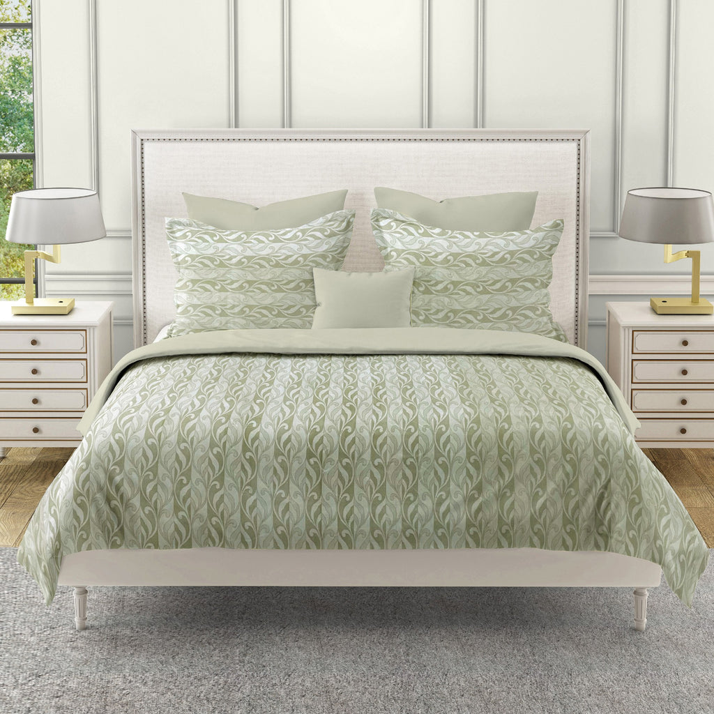 Olive Fern - 210TC Cotton Double King (90x108 Inches)