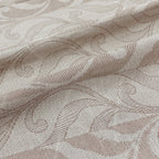 Peach Fern - 210TC Pure Cotton Queen Fitted Bedsheet (60x73x10 Inches)