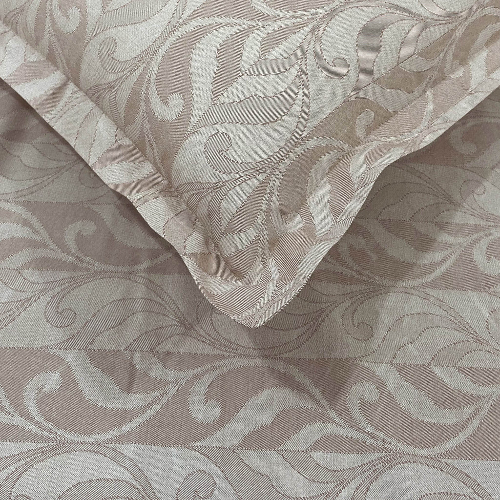 Peach Fern - 210TC Pure Cotton Double King (90x108 Inches)