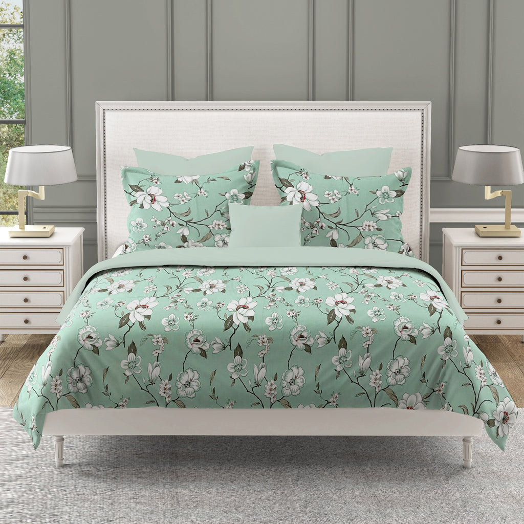 Aqua Spring - 210TC Pure Cotton Double King (90x108 Inches)