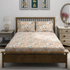 Peach Spring - 210TC Pure Cotton Double King (90x108 Inches)