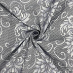 Lavender Swirl - 210TC Pure Cotton Single Fitted Bedsheet (36 x 78 x 10 Inches)