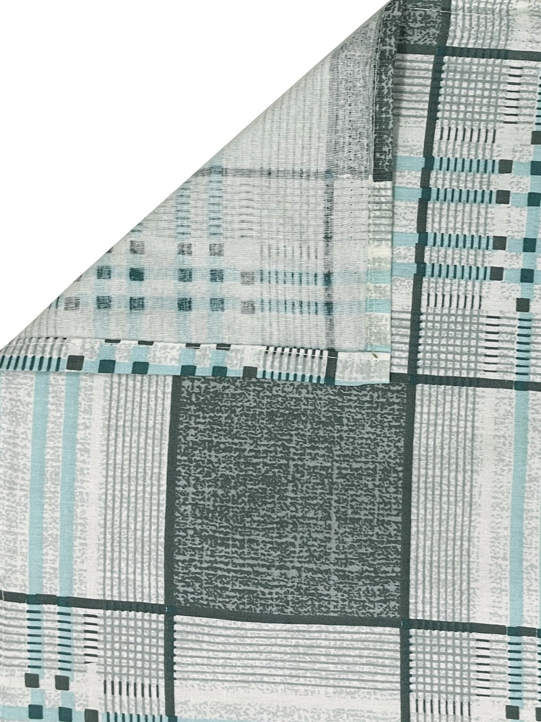 Grey Grid - 210TC Pure Cotton Double King (90x108 Inches)